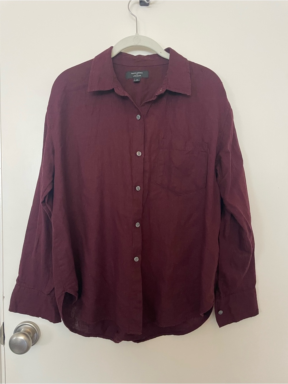 Banana Republic Perfect Linen-Blend Shirt